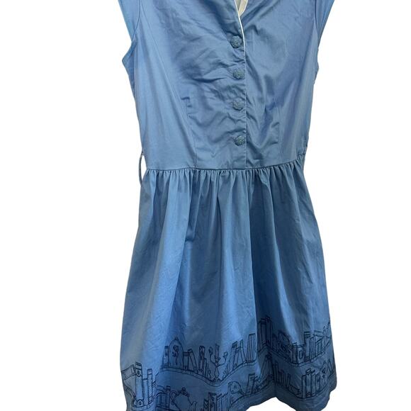 Disney Parks Authentic Beauty & the Beast Belle Blue Dress Size XS *no belt* - Picture 6 of 7